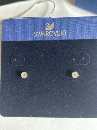 Pendientes Swarovski Plata