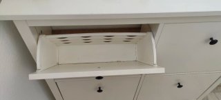 Mueble zapatero blanco 8-9 pares