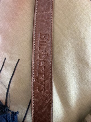 Borsa vintage Burberry a quadri marrone beige