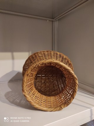 Vaso/Coprivaso Etnico Bambù Intrecciato
