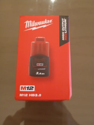 Batería Milwaukee M12 HB3.0 PRECINTADA