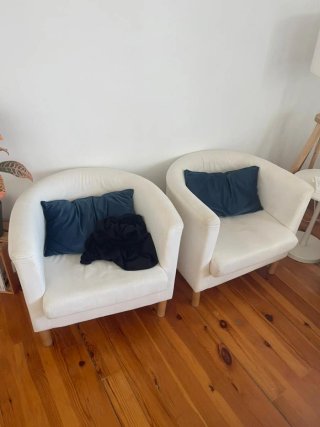 2 Butacas Blancas