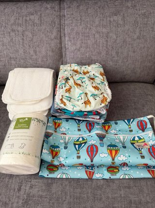 Pack pañales reutilizables bambú A ESTRENAR