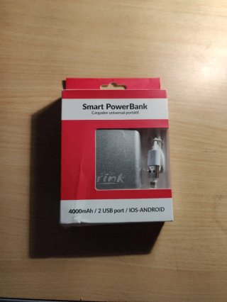 Batería externa Prink plateada