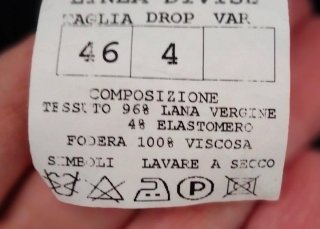Abito uomo blu scuro