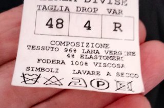 Abito uomo blu scuro