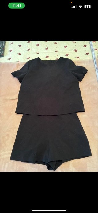 Mono corto negro talla S