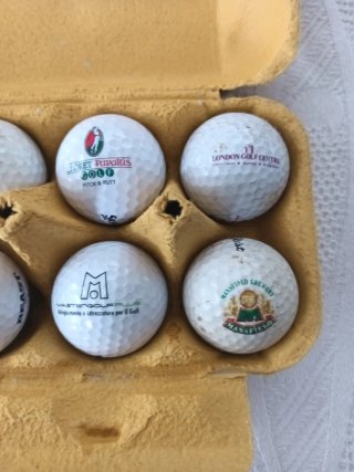 Lote 10 Pelotas Golf Colección Varias Marcas