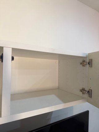 Mueble de salón blanco