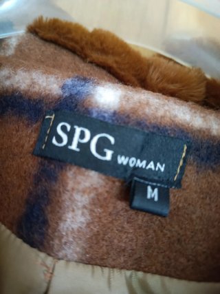 Abrigo cuadros pelo SPG