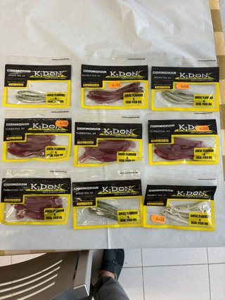 Pack vinilos pesca Cormoran K-Don