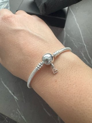 Bracciale Argento 925 con Charm Cuore