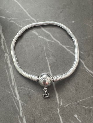 Bracciale Argento 925 con Charm Cuore