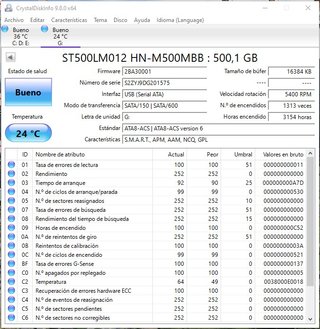 Disco Duro Samsung 500GB SATA ST500LM012