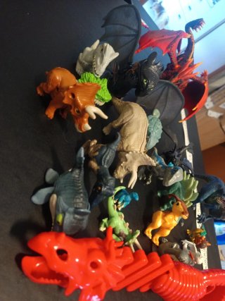 Lotto Dinosauri Giocattolo in ottime condizioni
