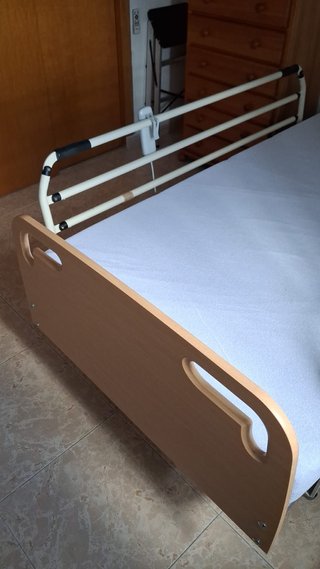Cama geriátrica eléctrica con colchón
