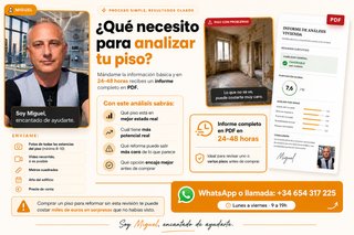 REVISIÓN ANTES DE COMPRAR PISO PARA REFORMAR.