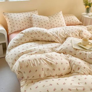 Juego Ropa Cama 135x200cm Flores Rosas
