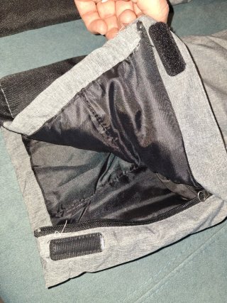 Pantalón de nieve gris