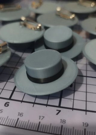 Broche Sombrero Cordobés 3D