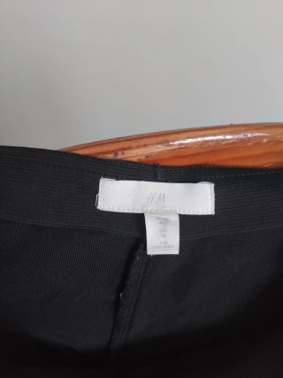 Calça social elástica preta