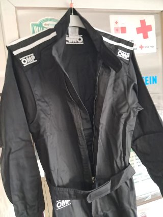 Mono Karting OMP Negro Talla S