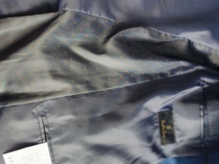 Traje de chaqueta y pantalón azul