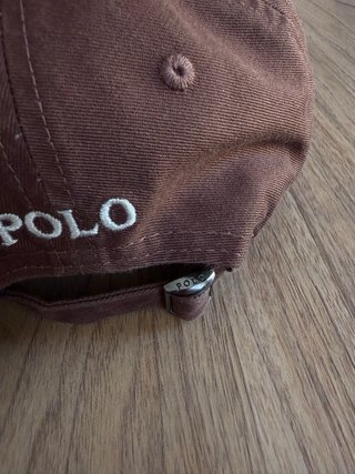 Gorra Ralph Lauren Marrón Logo Beige