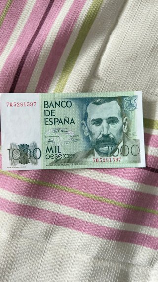 Billete 1000 Pesetas Banco de España