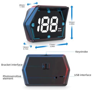 HUD G20 Velocímetro Coche