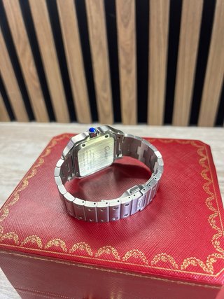 Reloj Cartier Santos plateado