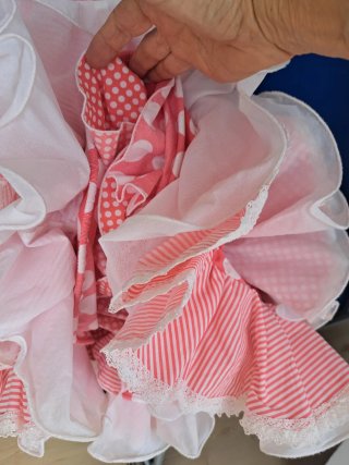 Vestido de flamenca niña lunares