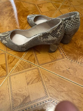 Zapatos de piel tacón mujer talla 40