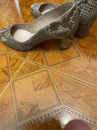 Zapatos de piel tacón mujer talla 40