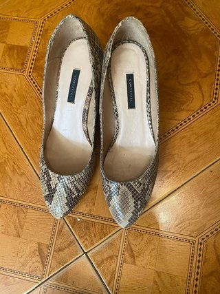 Zapatos de piel tacón mujer talla 40
