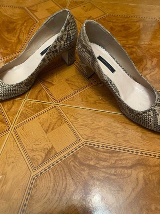 Zapatos de piel tacón mujer talla 40