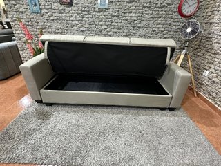 Sofá Cama Beige con Arcón
