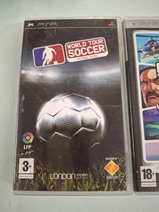 Lote 3 giochi PSP: World Tour Soccer, GTA Vice City
