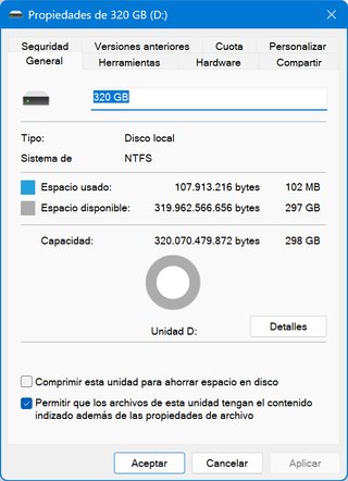 Disco Duro Externo 320GB