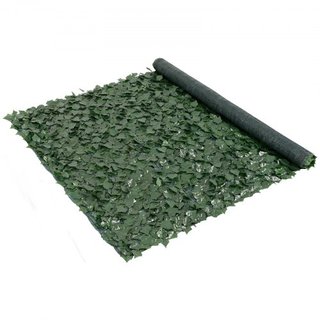 Valla de Privacidad de Hiedra, Pantalla de Pared Verde Artificial de 1.5 x 2.5m, Valla de Hiedra Verde con Respaldo de Tela de Malla y Junta Reforzada, Decoración de Hojas de Hiedra Falsa para Jar...