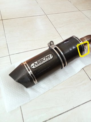 Tubo de escape Arrow Yamaha FZ1 /  Fazer  (2006-2
