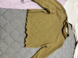 Conjunto 5 Tops Manga Larga Tidos XS , blanco S