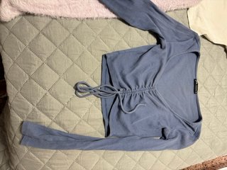 Conjunto 5 Tops Manga Larga Tidos XS , blanco S