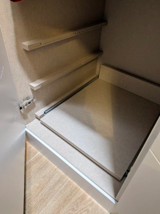 Baldas extraíbles armario 45cm Lino Cancún