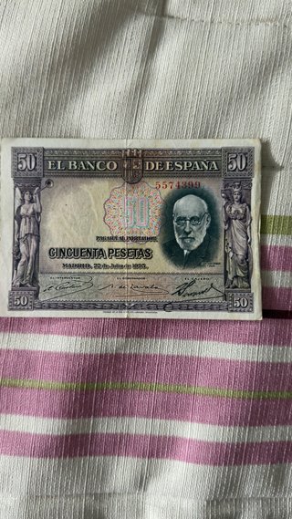 Billete 50 Pesetas Banco de España 1935
