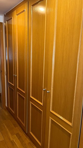 Puertas de armario abatibles de madera