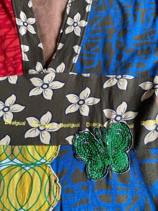Vestido Desigual Algodón