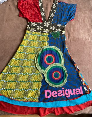Vestido Desigual Algodón