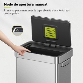 EKO Deluxe Mirage-T Cubo Basura Sensor 50L