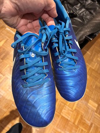 Botas Futbol Nike Tempo Azules T40
